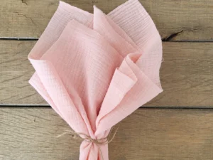 musselin peach pink